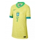 Brazilia Vinicius Junior #7 Echipament de Fotbal Replică Copa America 2024 Femei Acasa